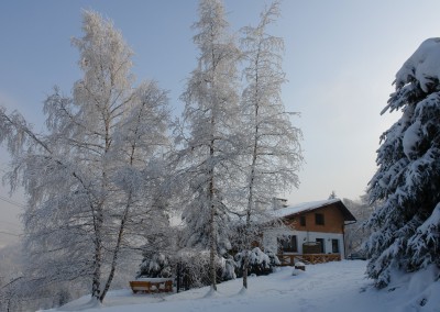 noclegi Ustroń Willa Panorama zima